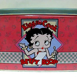 Betty Boop Kiss The Cook Recipe Box with Cards